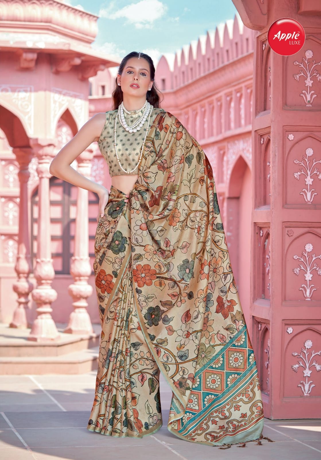 Gruham Vol 2 By Apple Pure Banarasi Zari Silk Printed Sarees Wholesale Shop In Surat